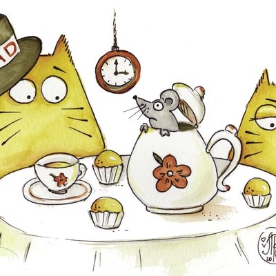Mad Cat tea party