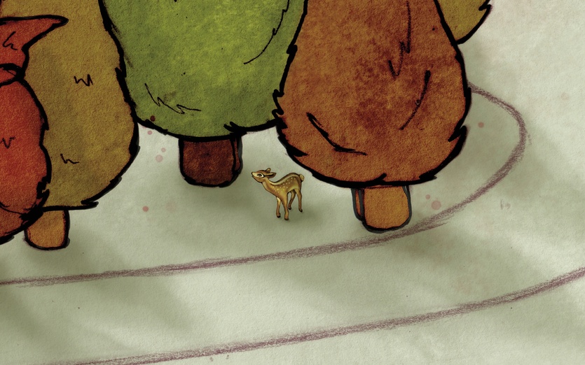 Resting on the woods...