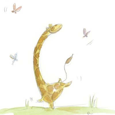 Happy giraffe