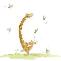 Happy giraffe