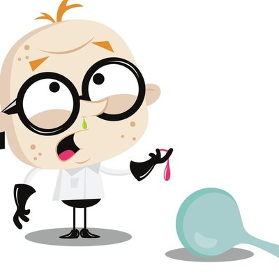 Baby Scientist Drops a Potion 