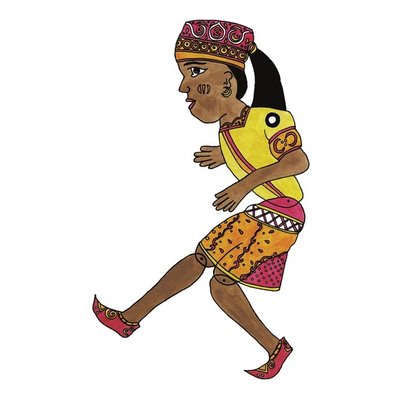 The african dancer