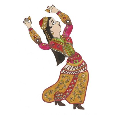 The beautiful dancer