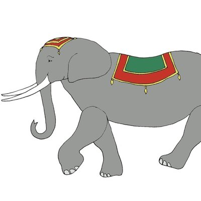 The circus elephant