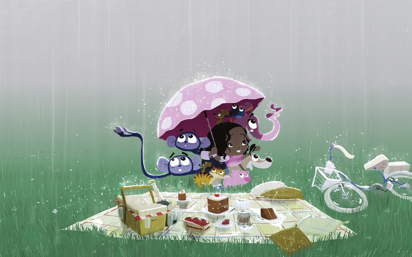 rainy picnic