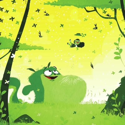 green frog monster