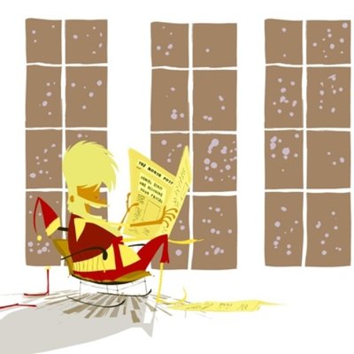 Santa reads