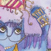 Blue kitten