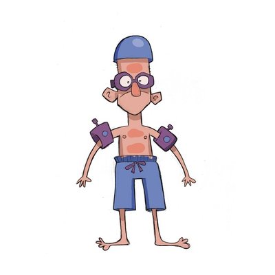 Boy Swimming 