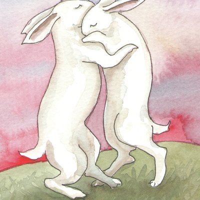 Dancing rabbits