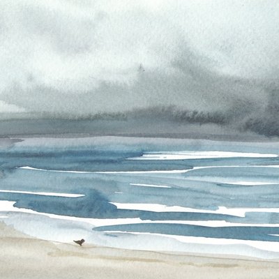 beach scene