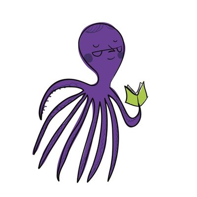octopus reads!