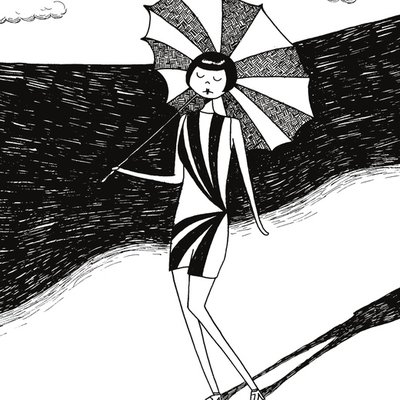 Beach umbrella