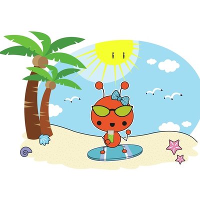 Read Ant at the beach 1