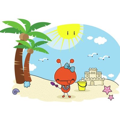 Red Ant at the beach 6