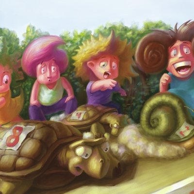 Turtle and snail race