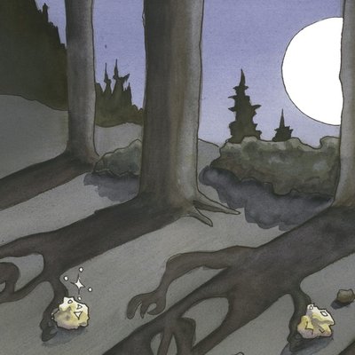 Moon shadows