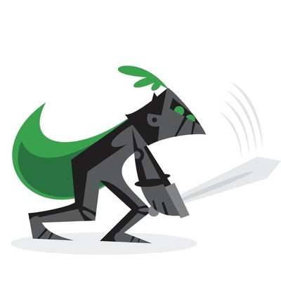 Black Knight with Sword 