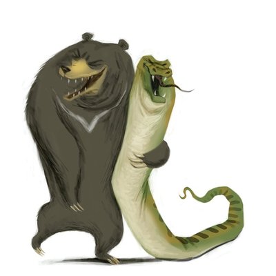 Tango Bear & Snake