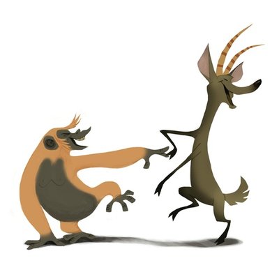 Tango Chimp & Deer
