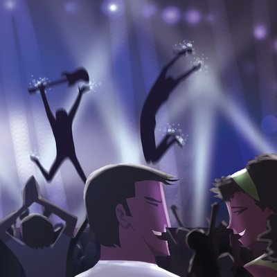 Rocking night together