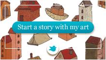 Start a storybird with my art