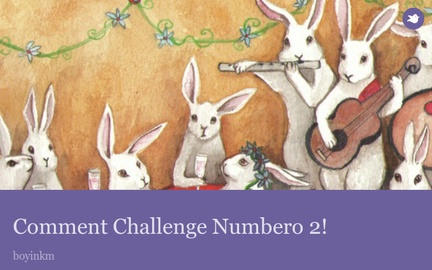Comment Challenge Numbero 2!