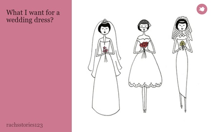 What I want for a wedding dress?