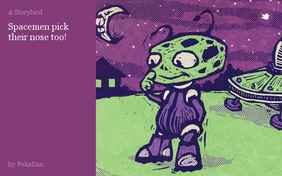 Spacemen pick their nose too!