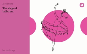 The elegant ballerina.