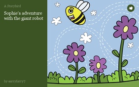 Sophie's adventure with the giant robot