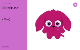 My sad puppy.



 ( Tear)