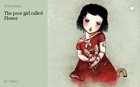 The poor girl called 
Flower