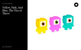 Yellow, Pink, And Blue, The Trio of Three!