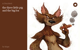 the three little pig and the big fox