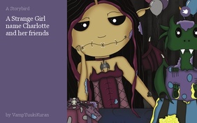 A Strange Girl name Charlotte and her friends