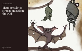 There are a lot of strange animals in the wild.