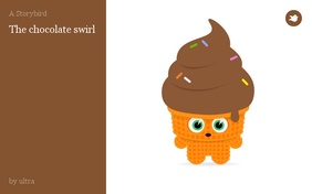 The chocolate swirl