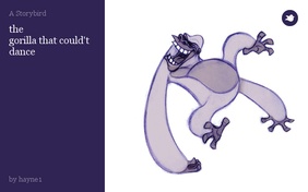 the 
gorilla that could't dance