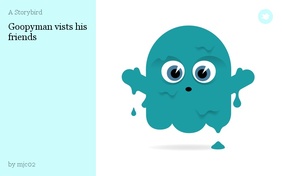 Goopyman vists his friends