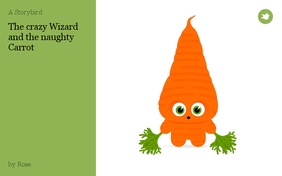The crazy Wizard and the naughty Carrot