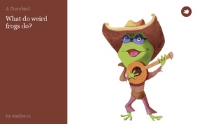What do weird frogs do?