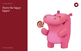 Harry the hippy hippo!