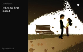 When we first kissed