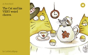 The Cat and his VERY weird chores.