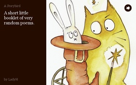 A short little booklet of very random poems.
