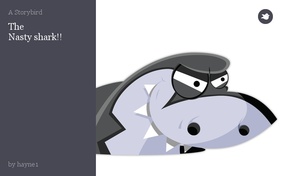 The
Nasty shark!!
