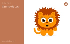 The scaredy Lion