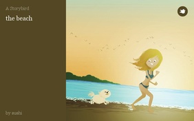 the beach