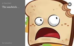 The sandwich....